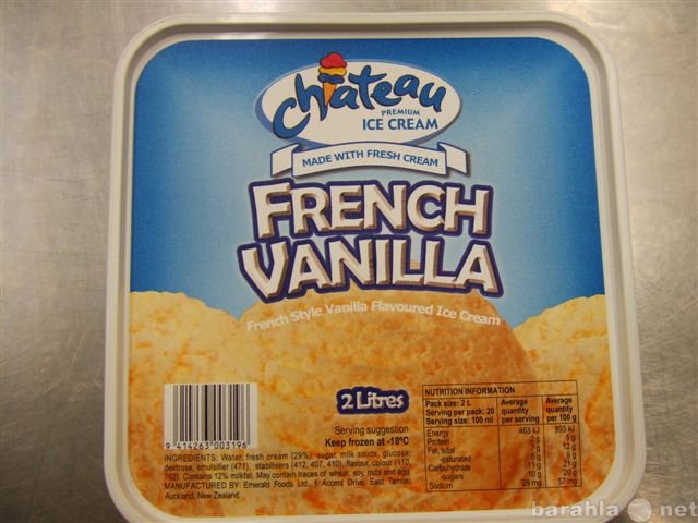 Продам: Мороженое из Новой Зеландии Шато