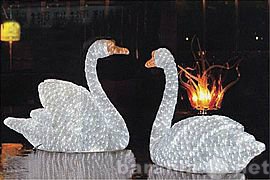 Продам: Светодиодные фигуры 3D-Лебедь