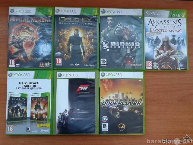 Продам: Лицензионные игры для приставки Xbox 360