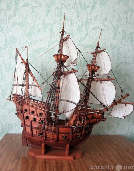 Продам: Модель парусного корабля - Галеон 16 век