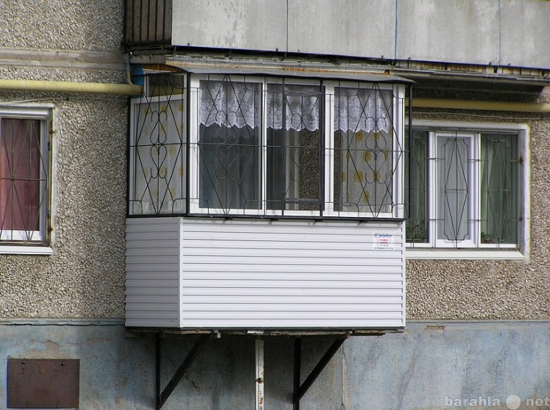 как балкон первый этаж панельный дом