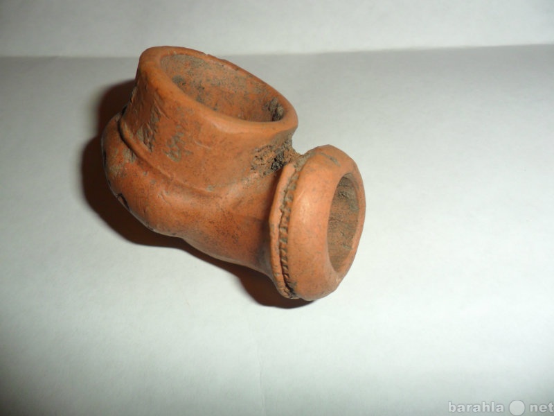 Продам: Глиняная курительная трубка 17 век