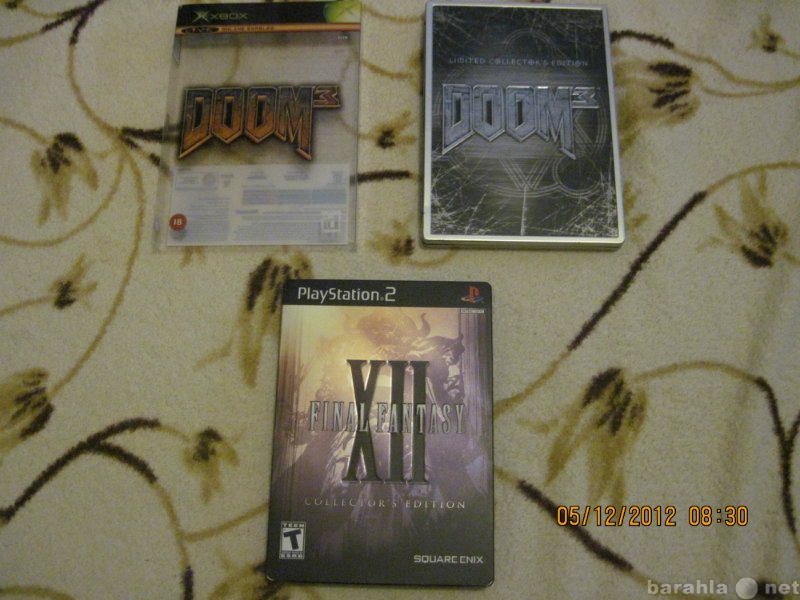Продам: Final Fantasy 12 и Doom 3 коллекционки
