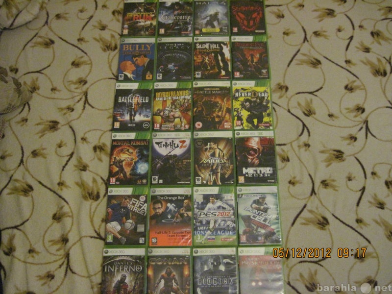 Продам: 28 игр на Xbox 360