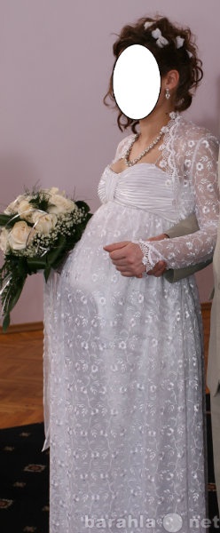 Продам: свадебное платье на беременных