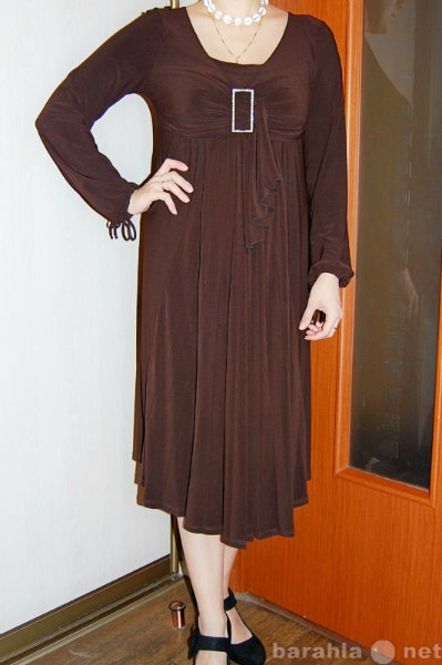 Продам: Темно-коричневое платье для беременных.