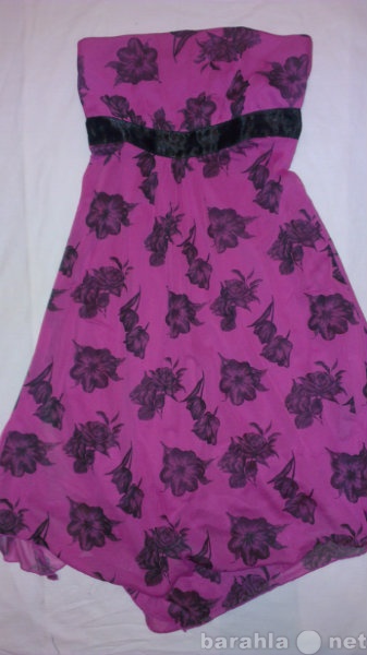 Продам: Платье коктейльное розовое с черным