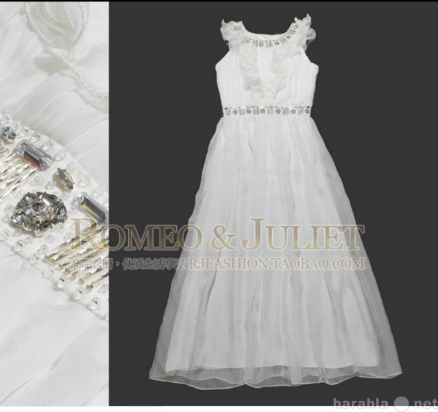 Продам: красивое и нежное  платье белого цвета.