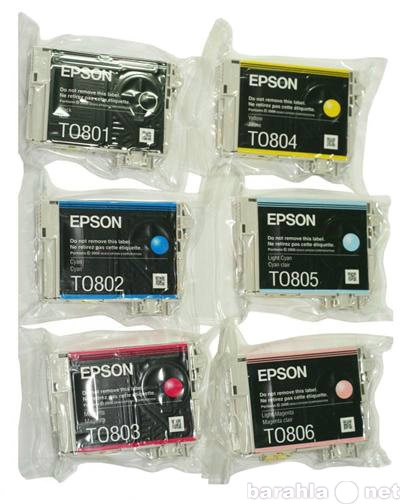 Продам: Оригинальные картриджи Epson Т080 6шт.