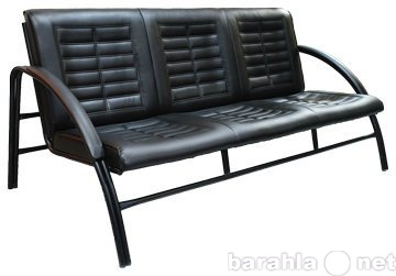 Продам: диван новый офисный черный прошитый