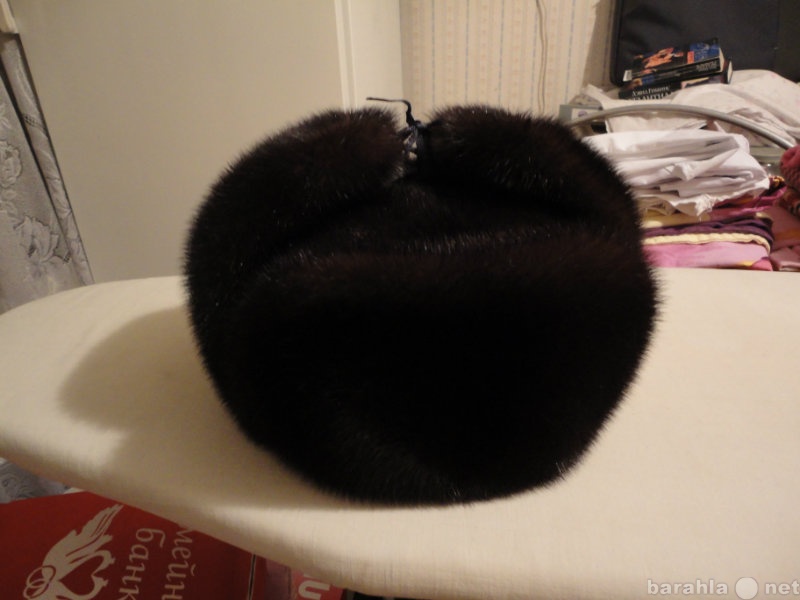 Продам: норковая цельная шапка ушанка