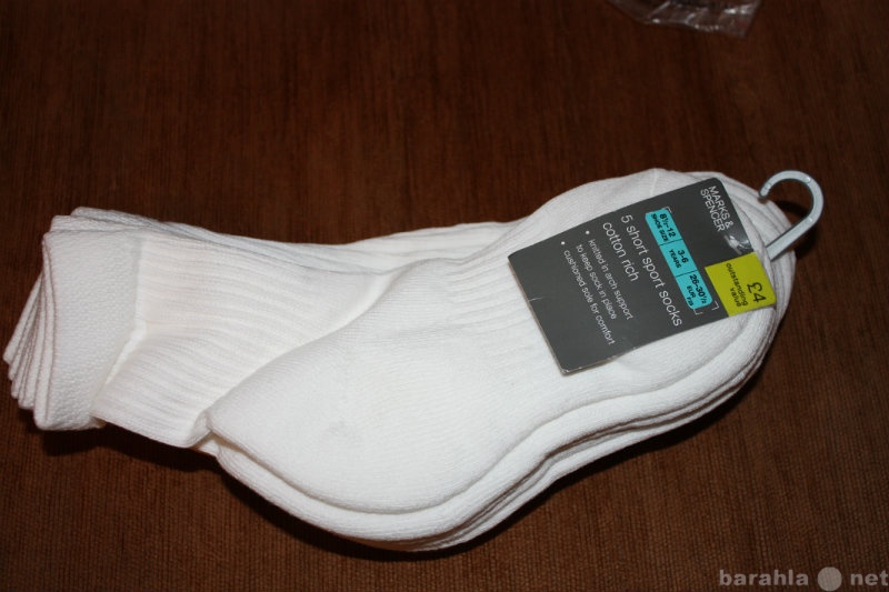 Продам: Новые белые плотные носки 26-30- 5 пар