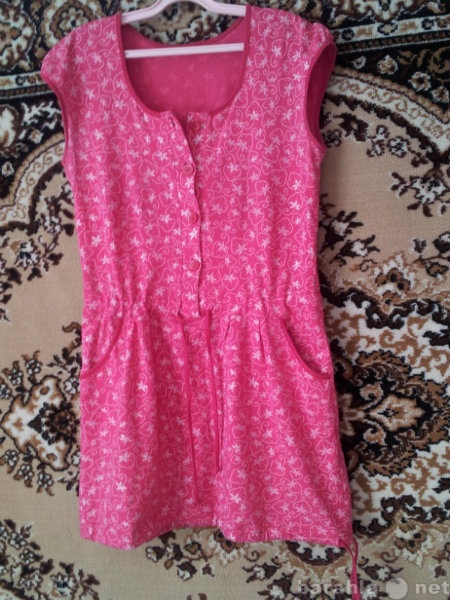 Продам: Легкое платье-туника розового цвета