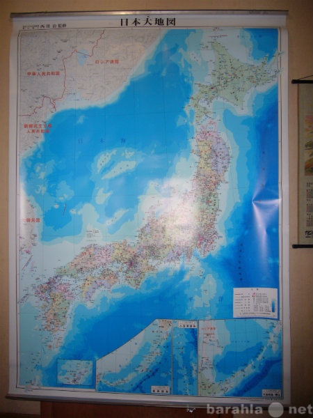Продам: Японская карта по префектурам.