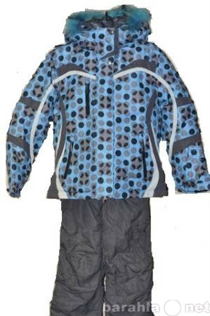 Продам: Зимний костюм голубой горох 8 (138-144)