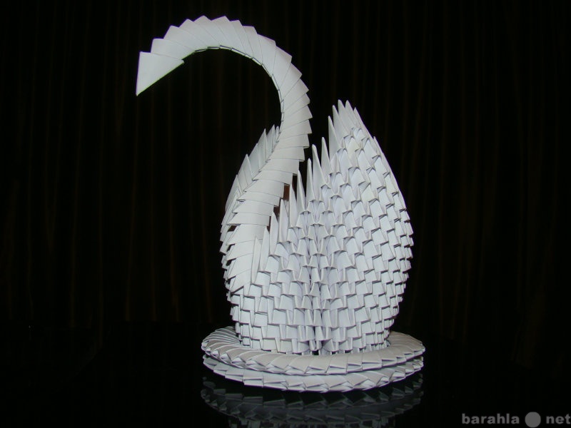 Продам: Белый лебедь оригами
