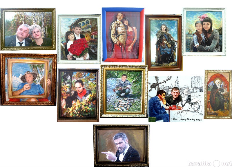Продам: Портреты, картины и багет на заказ!