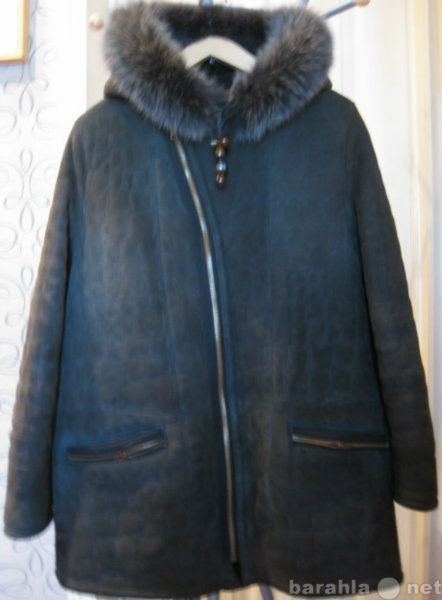 Продам: Продам куртку-дубленку серого цвета 48 р