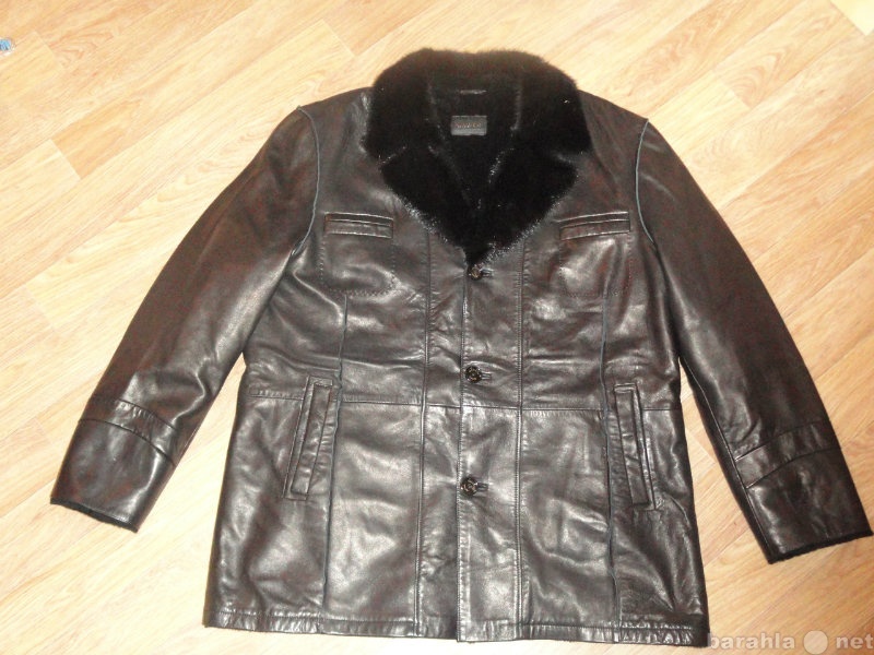 Продам: Кожаная зимняя мужская куртка, размер 64