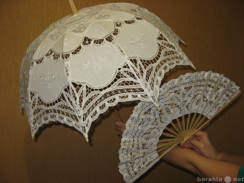 Продам: Свадебный зонт с веером
