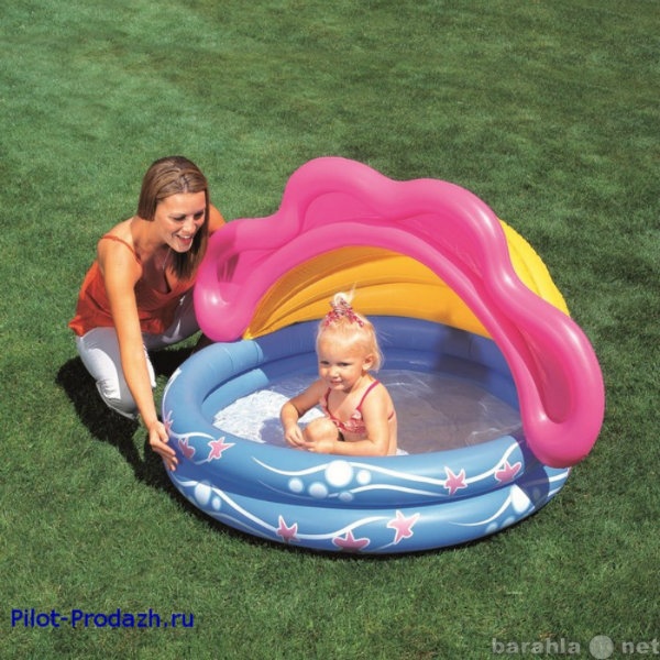 Продам: Детский надувной бассейн с тентом