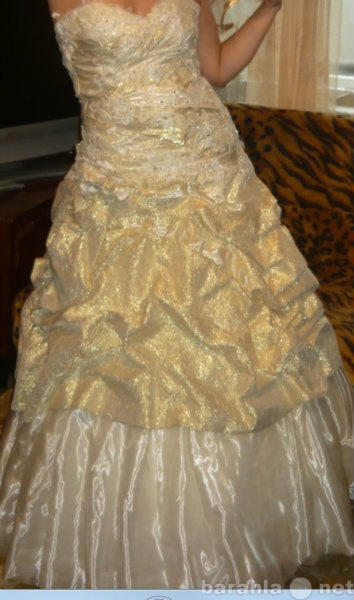 Продам: Золотое свадебное платье