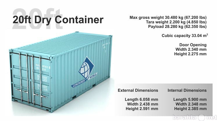 Продам: контейнер 20 ф