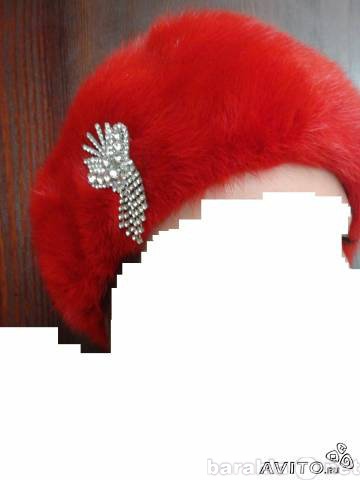 Продам: новую норковую красную шапку