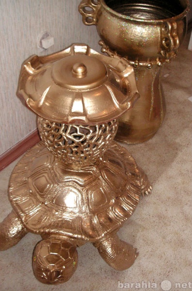 Продам: светильник черепаха(керамика) + вазон