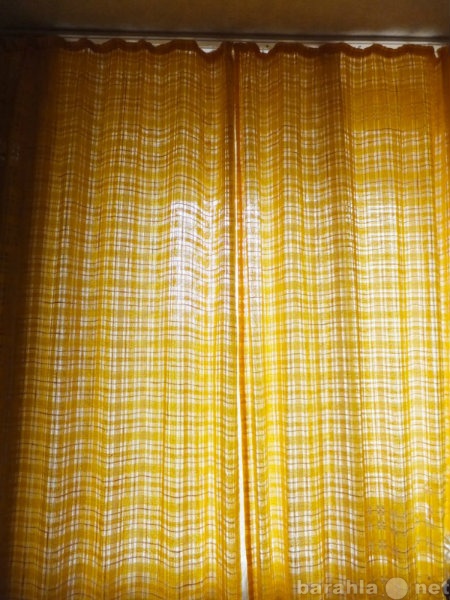 Продам: Желтые шторы немецкие 2 шт. Сеточка