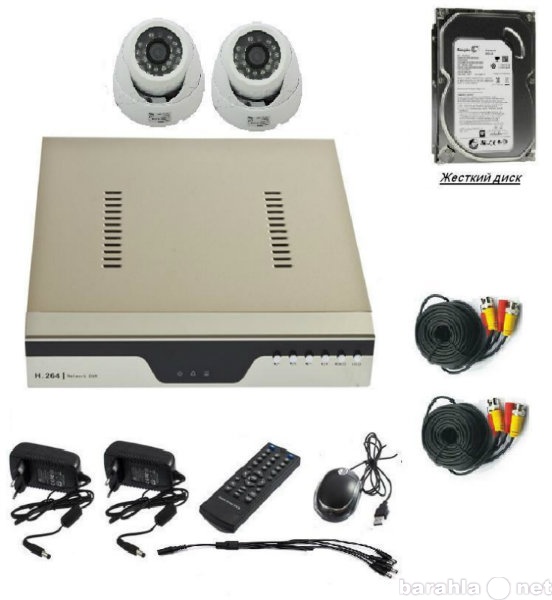 Продам: Видеорегистратор на 2 камеры+500CB диск