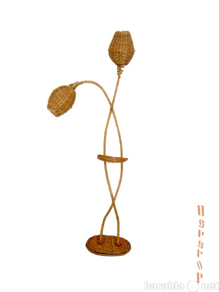 Продам: Плетеный напольный светильник «Тюльпаны»
