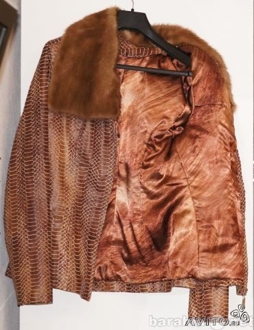 Продам: Куртка кожаная осеняя теплая новая