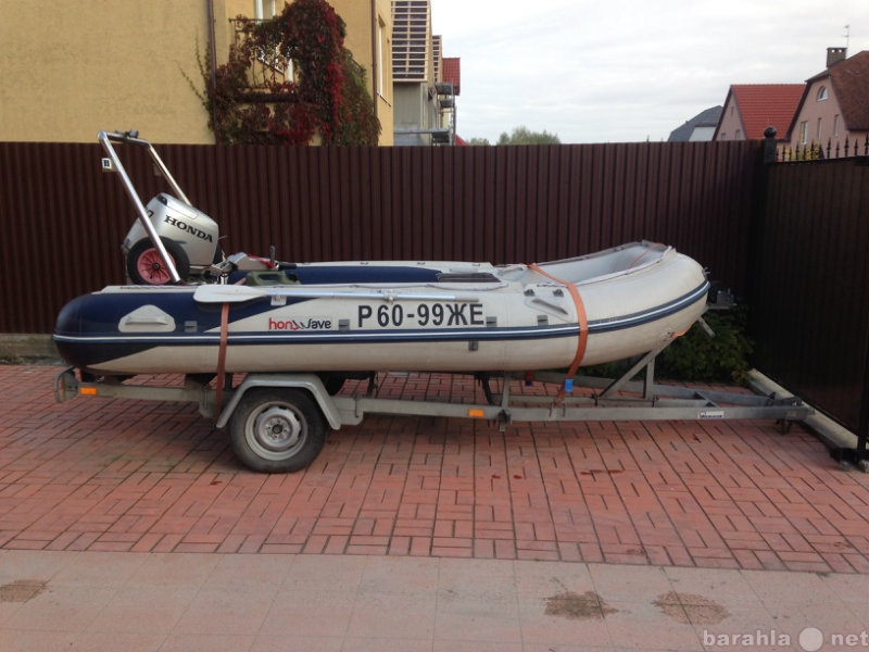 Продам: лодку ПВХ с мотором и телегой