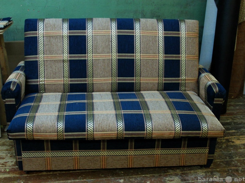 Продам: диван-кровать "синий шенилл"