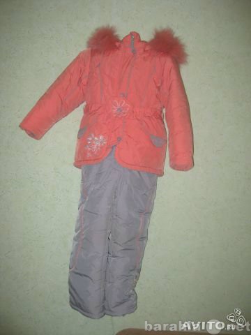 Продам: Зимний комбинезон и куртка на девочку.