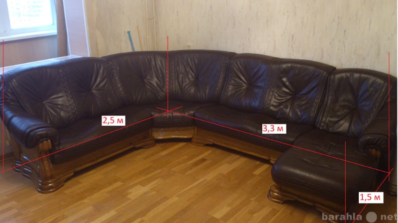 Продам: угловой кожанный диван