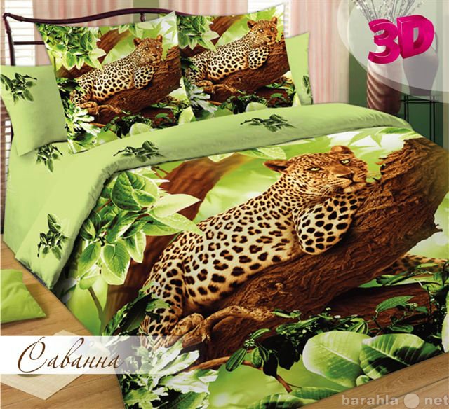 Продам: Постельное белье из сатина 3D + подушка
