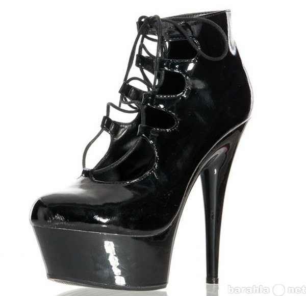 Продам: Черные ботинки на шнуровке. Разные разме