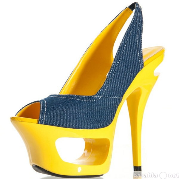 Продам: Желтые туфли с синим. Разные размеры