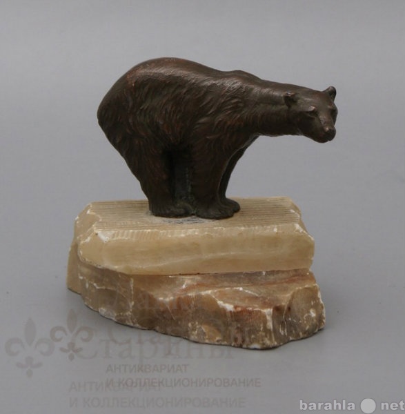 Продам: Медведь на льдине, нач. 20 века, шпиатр