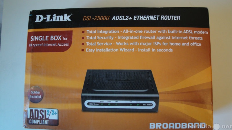 Продам: продаю роутер D-Link DSL-2500U ADSL2/2+