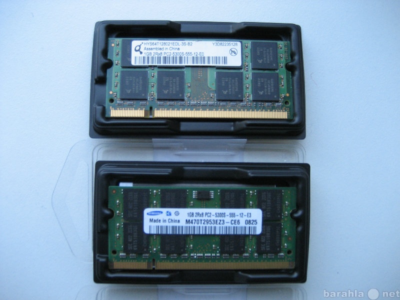Продам: Два блока оперативной памяти для ноутбук