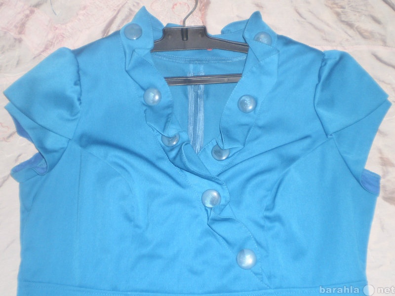Продам: Платье голубое 54 размер