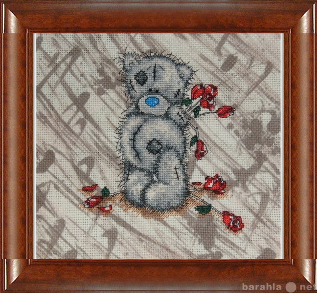 Продам: Картина "Мишка Тедди с розами"