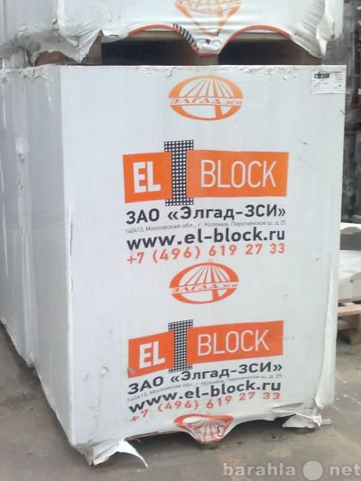 Продам: Блоки газобетонные El-Block Коломна 3000