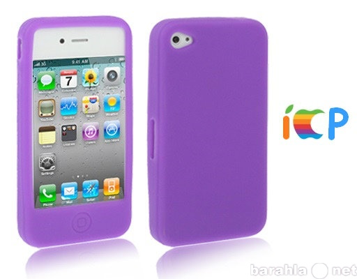 Продам: Чехол силиконовый фиолетовый для iPhone4