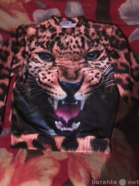 Продам: свитер леопардовый утепленный новый
