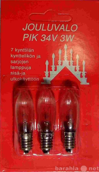 Продам: Лампочки для горки 34V 3W Е10