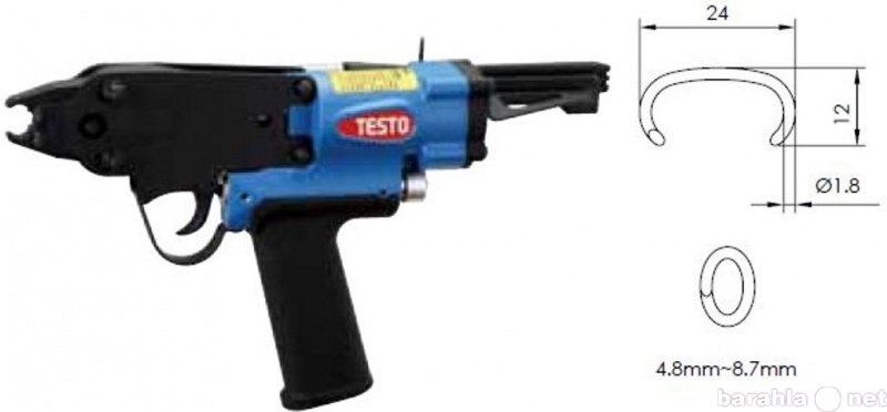 Продам: Скобообжимной степлер C-RING TESTO TC7C